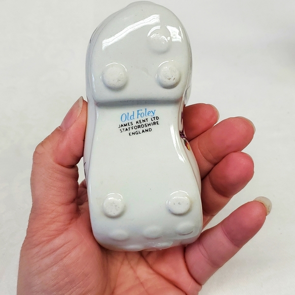 STAFFORDSHIRE Vintage OldFoley James Kent boot and vase - Picture 7 of 12